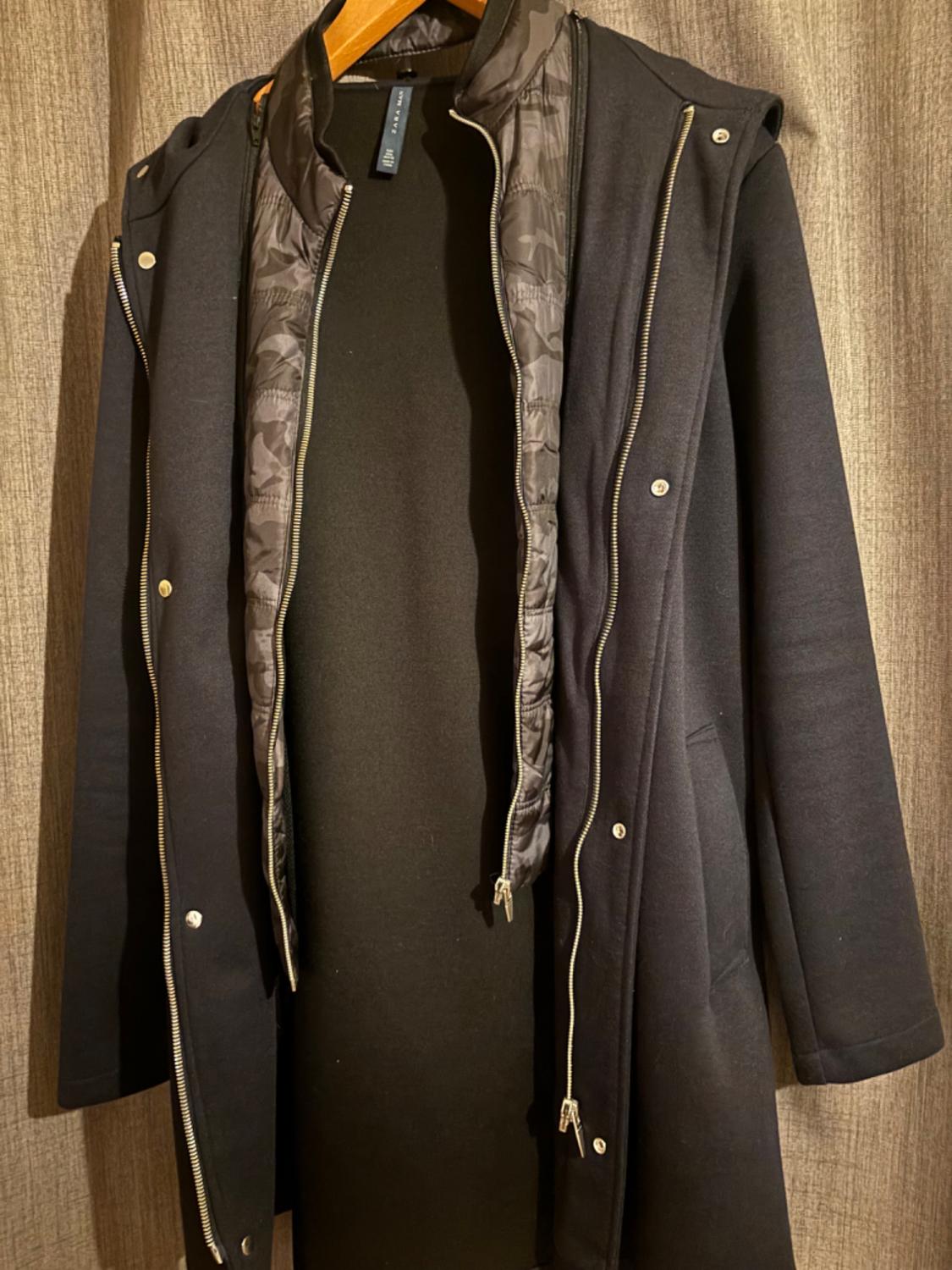 NAVY BLUE COAT WITH REMOVABLE INTERIOR - Image 8