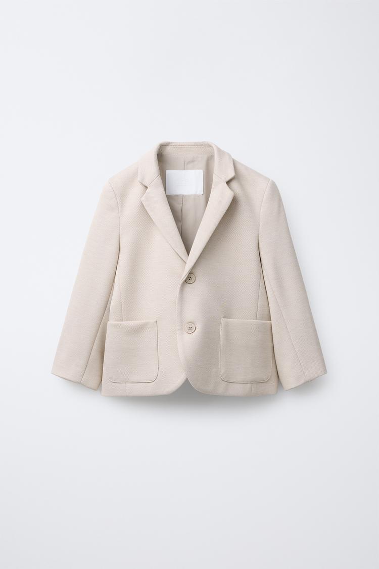 STRETCH SUIT JACKET Light beige ZARA Canada