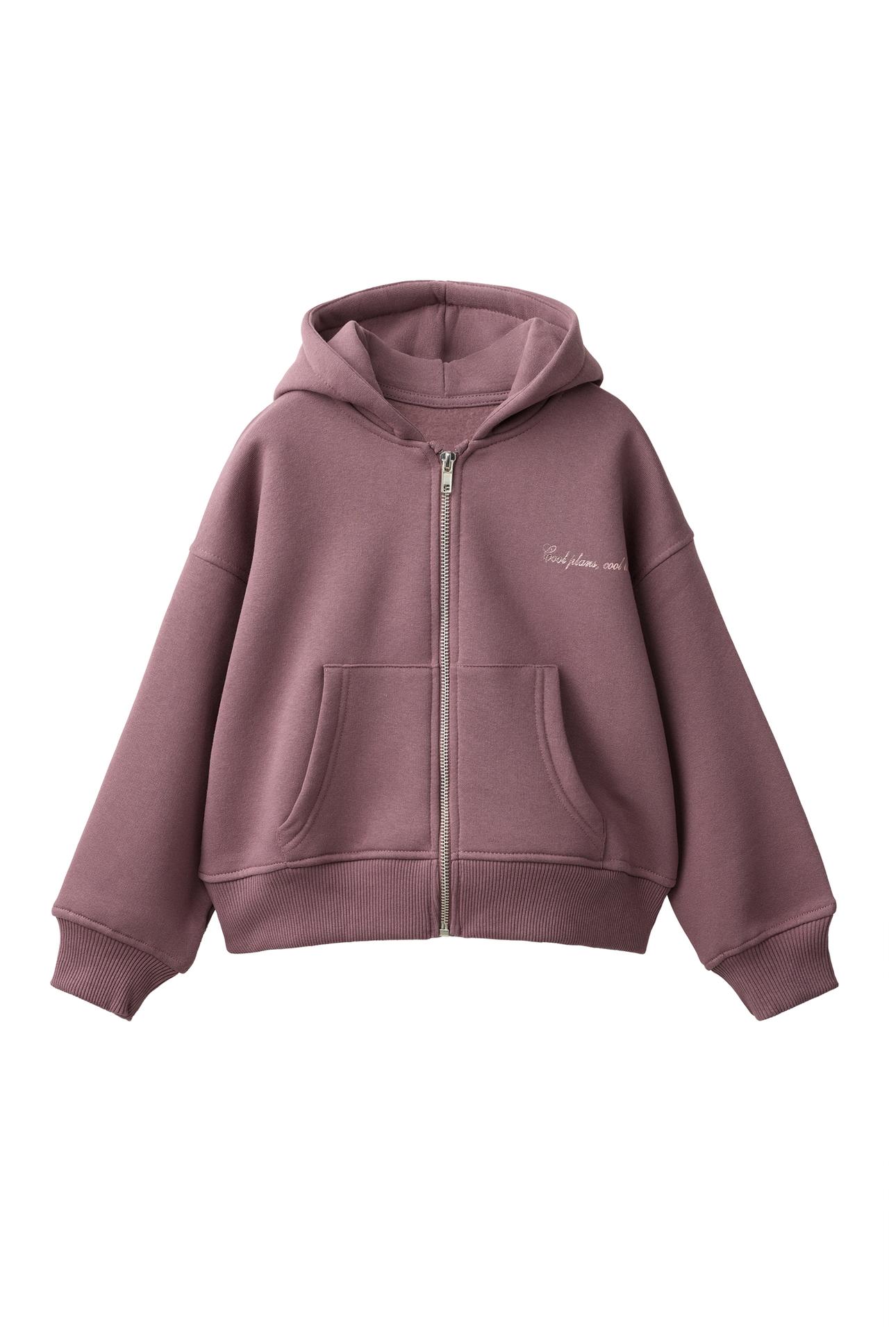 ZIP-UP HOODIE WITH SEQUIN WINGS