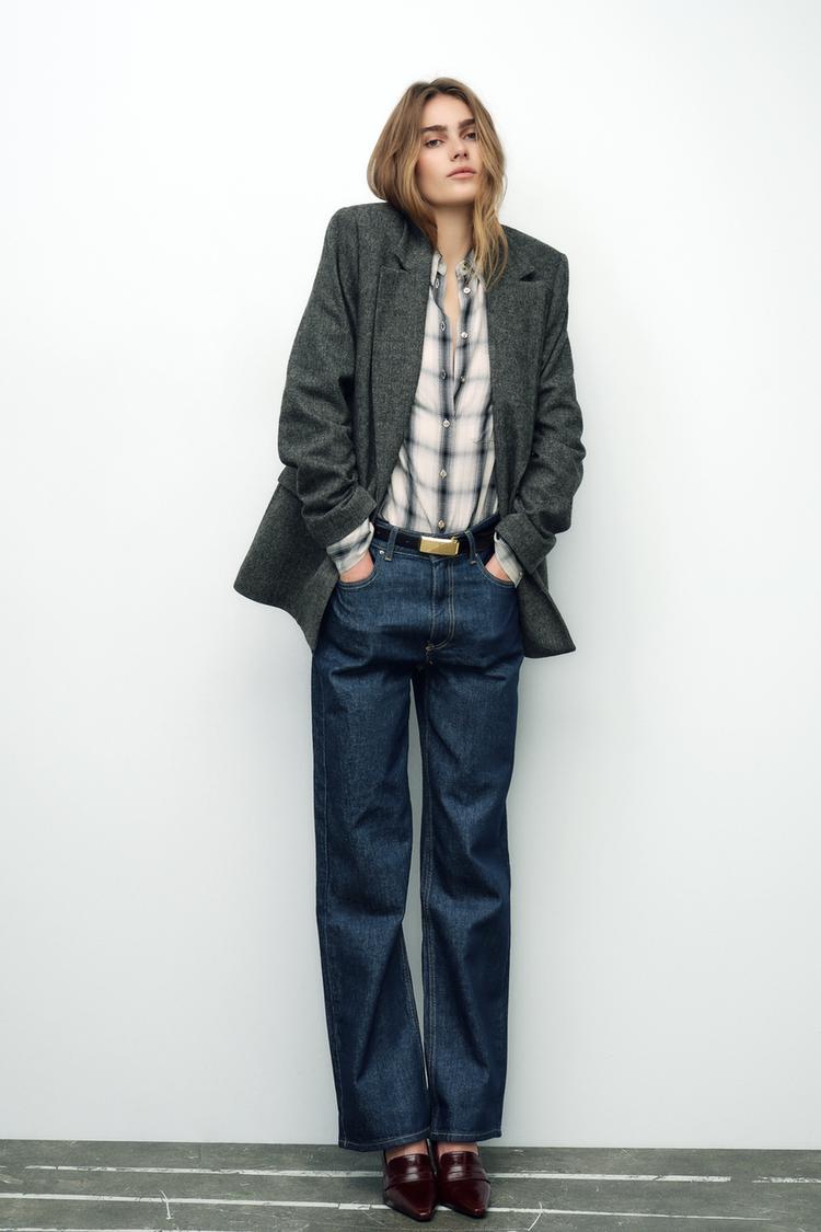 Blazer Outfit Blazer Vichy Rosa Zara Saco Para Dama Zara Blazer