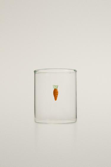 Zaras MOROT BOROSILIKATGLAS TANDBORSTGLAS - Orange - Bild 0