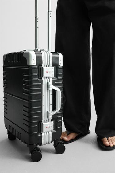 Zara TRAVEL SUITCASE - Black - Image 0
