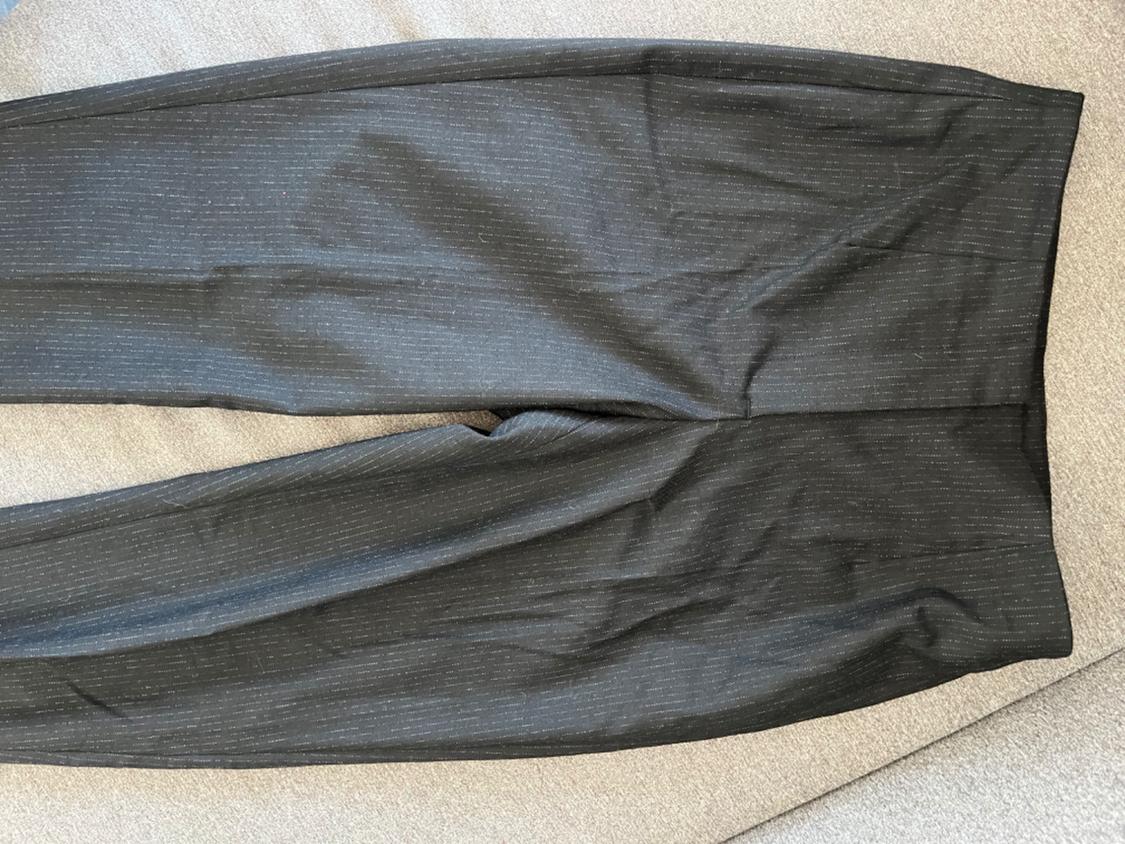 STRIPED WOOL BLEND TROUSERS - Image 2