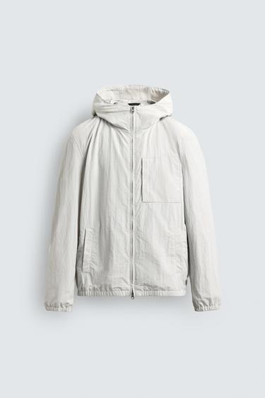 TECHNICAL HOODED JACKET - Ice by Zara - Image 0