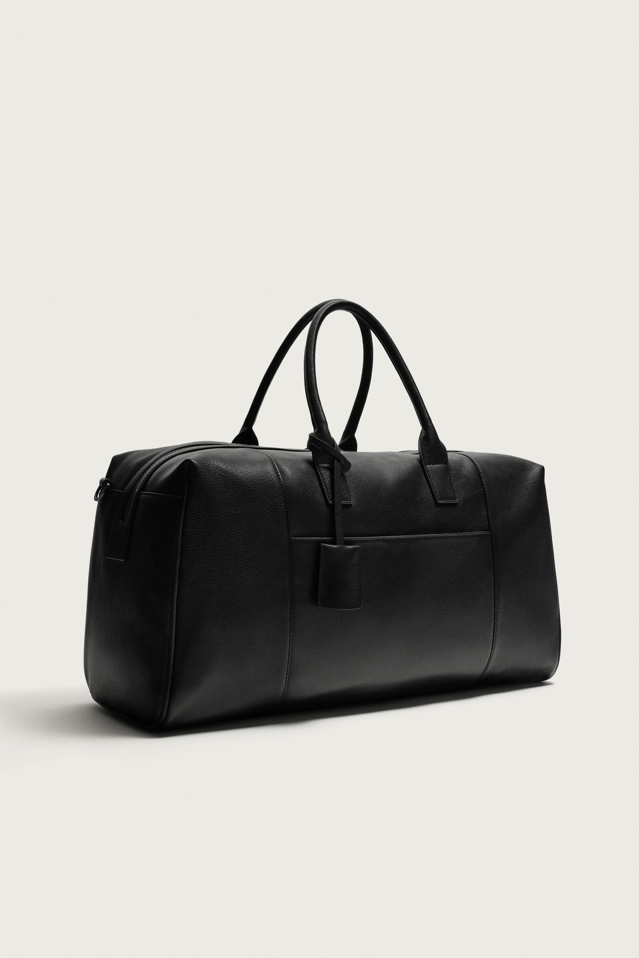 Мужские сумки Zara LEATHER TRAVEL — фото 5