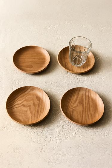 DESSOUS DE VERRE BOIS (UNITÉ) - Beige clair de Zara - Image 1