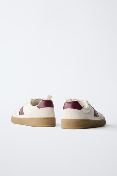 LEATHER BAREFOOT SNEAKERS - White by Zara - Image 6