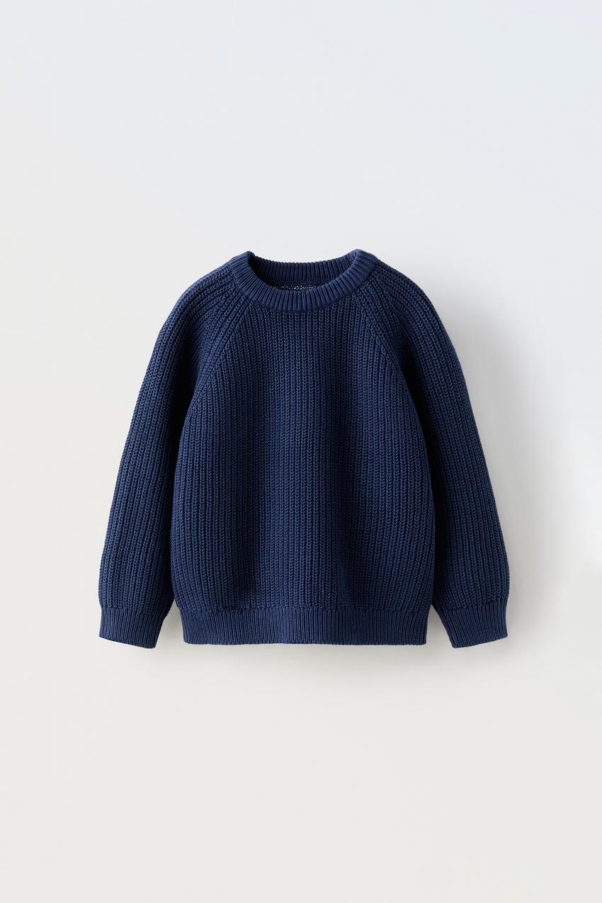 ニットセーター - インディゴブルー | ZARA Japan / 日本