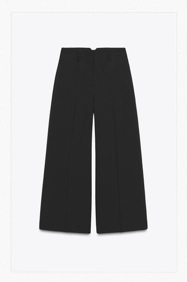HIGH-WAIST CULOTTES - Black by Zara