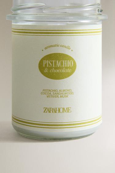 (130 G) BOUGIE PARFUMÉE PISTACHE & CHOCOLAT - Vert pistache de Zara - Image 2