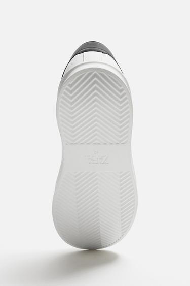 BASKET À SEMELLE ÉPAISSE - Blanc de Zara - Image 6