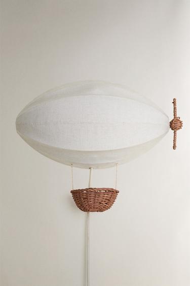 Zaras LAMPA FÖR BARN | VÄGGLAMPA ZEPPELINARE - Ljust beige