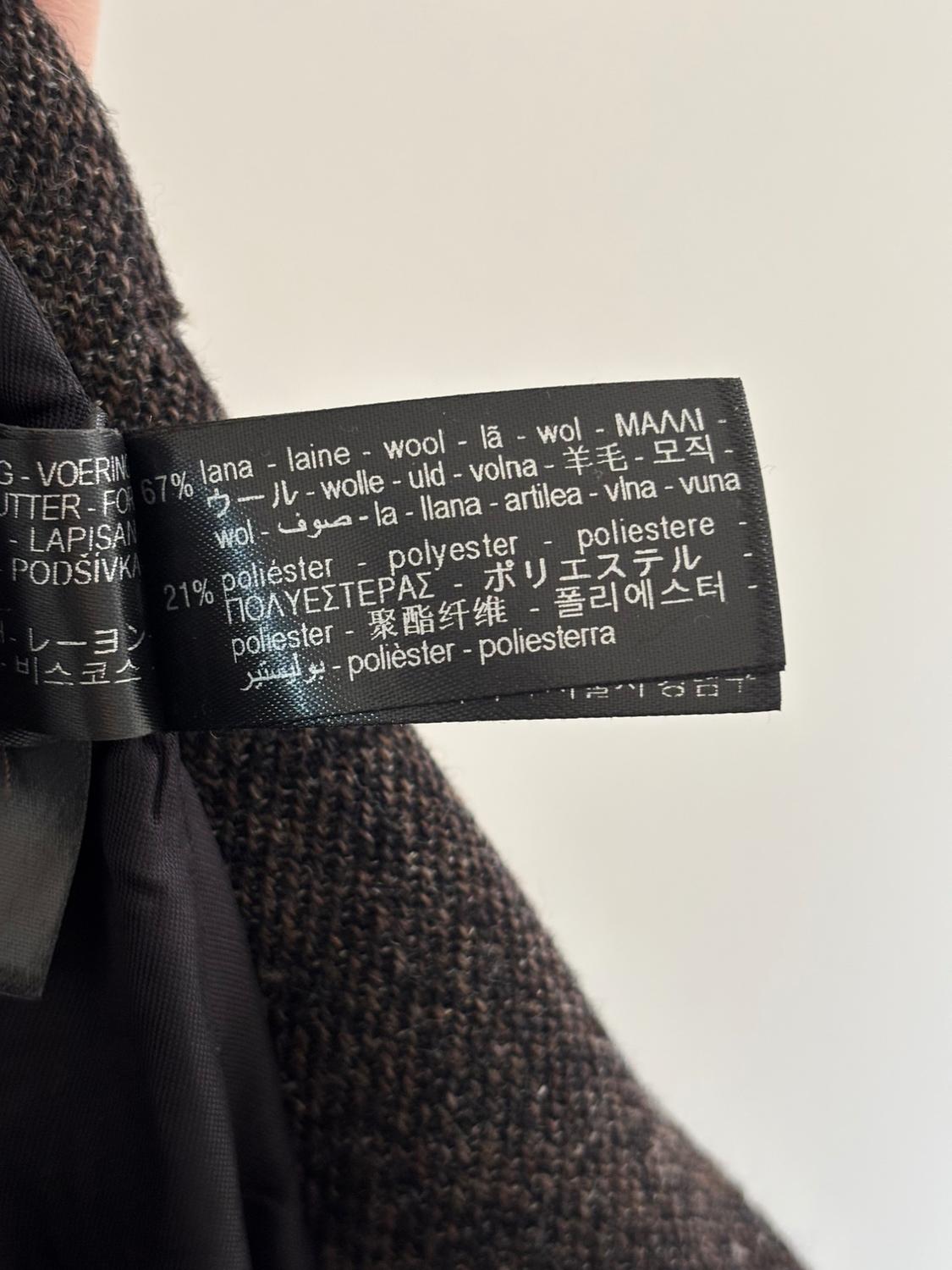 WOOL BLEND COAT WITH VENTS ZW COLLECTION - Image 8