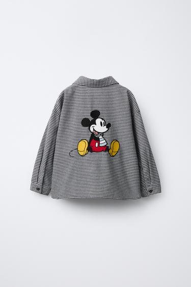 CHEMISE À CARREAUX MICKEY MOUSE © DISNEY - Bleu marine de Zara - Image 1