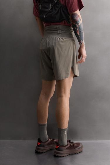 SHORT DE TRAIL RUNNING 7" - Gris anthracite de Zara - Image 2