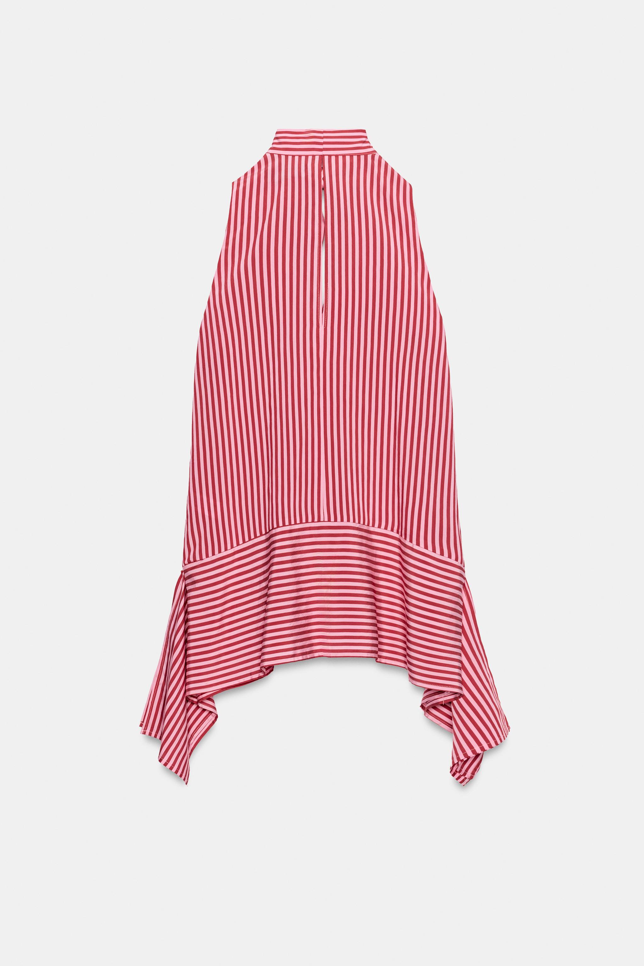 ASYMMETRIC STRIPED TOP