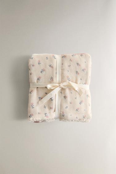 CHILDREN'S MINI TULIP TOWEL (SET OF 3) - Light pink by Zara - Image 0