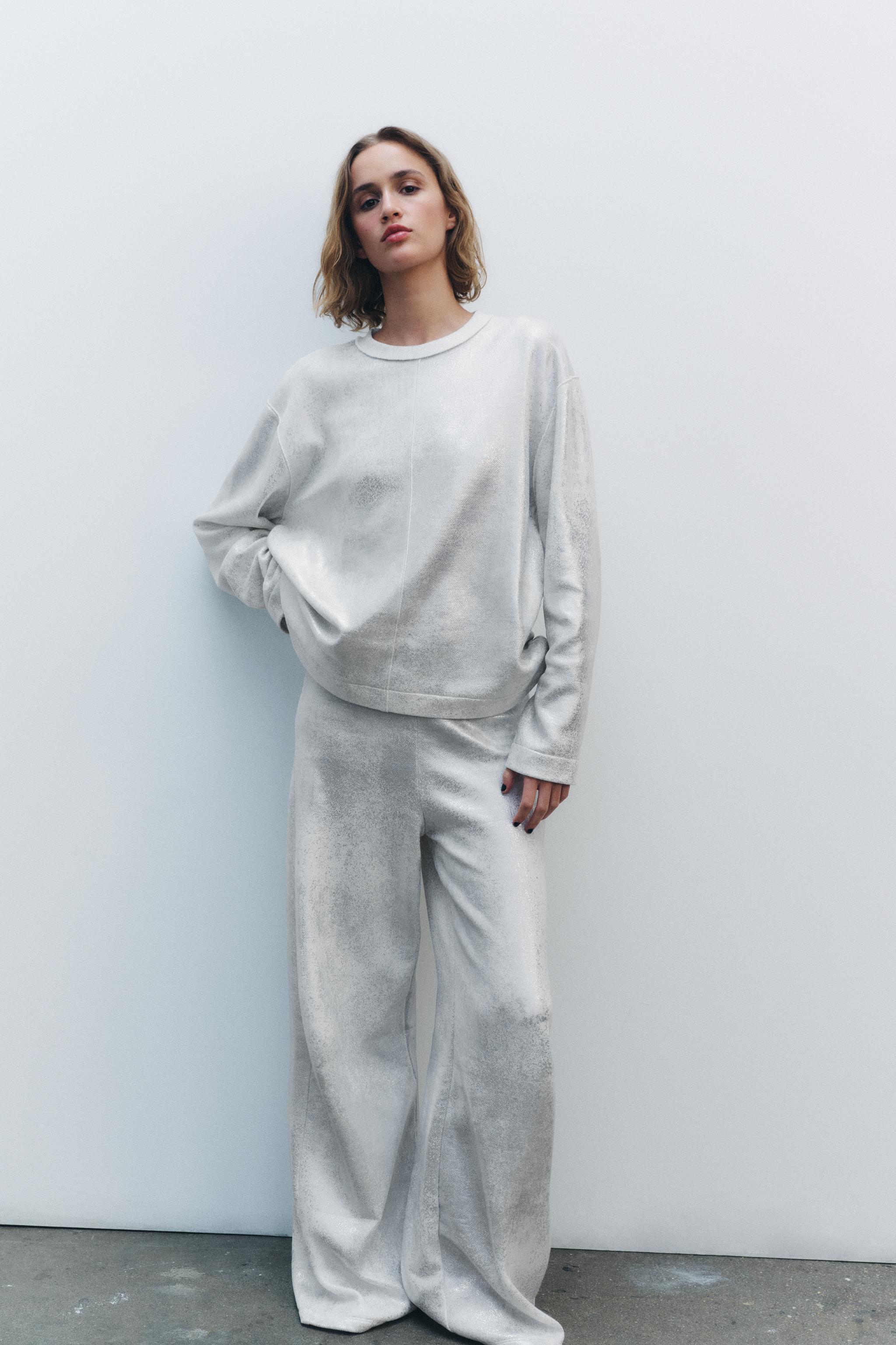 Zara oversized online sweatshirt