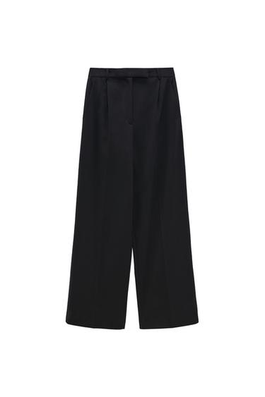 WIDE-LEG MASCULINE TROUSERS