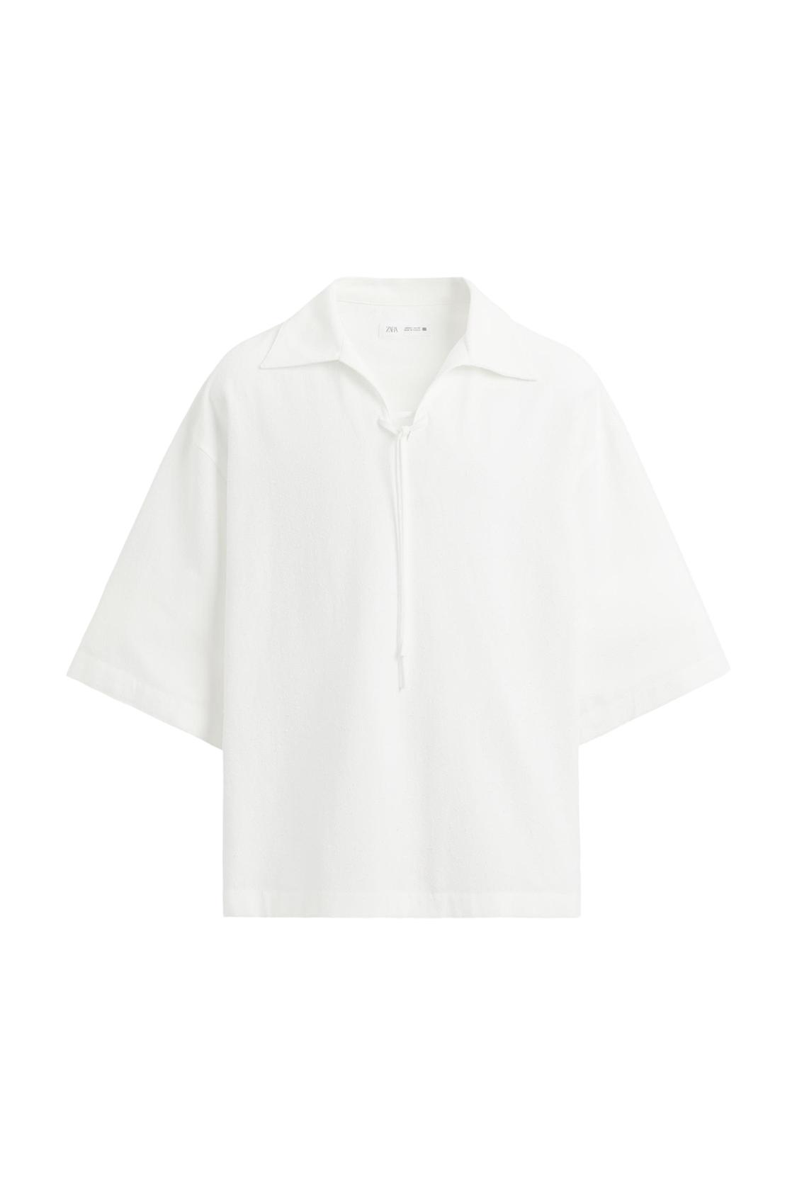 BOUCLÉ TEXTURE SHIRT - Image 4