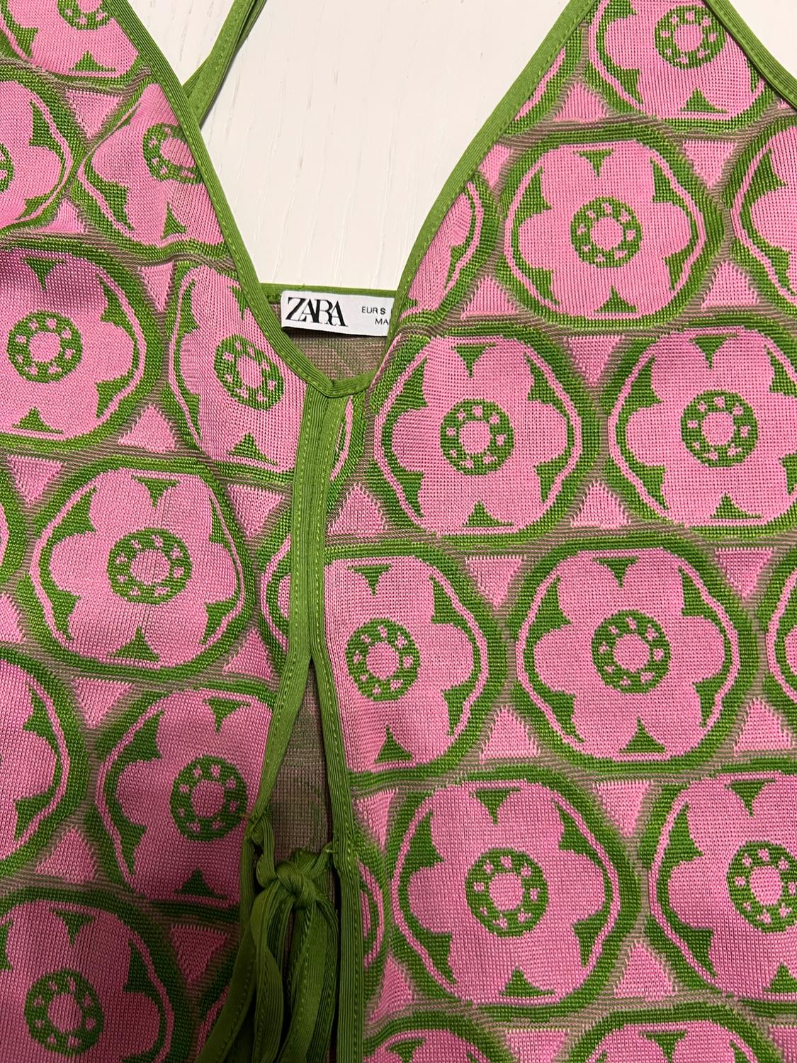 STRAPPY JACQUARD TOP - Image 2