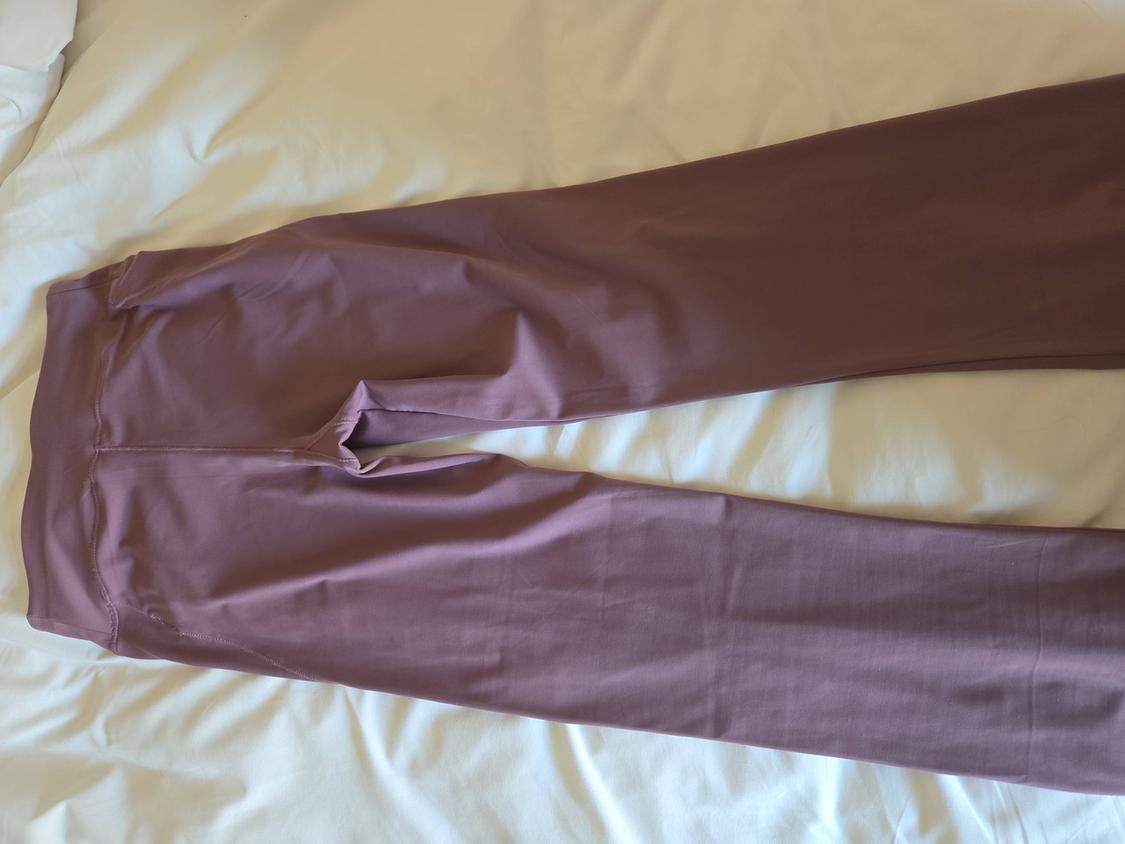 SEAMLESS POLYAMIDE FLARE TROUSERS - Image 3