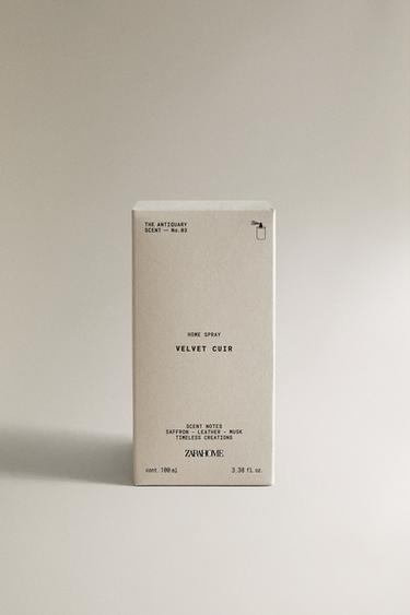 (100 ML) VELVET CUIR AIR FRESHENER SPRAY - Brown by Zara - Image 3