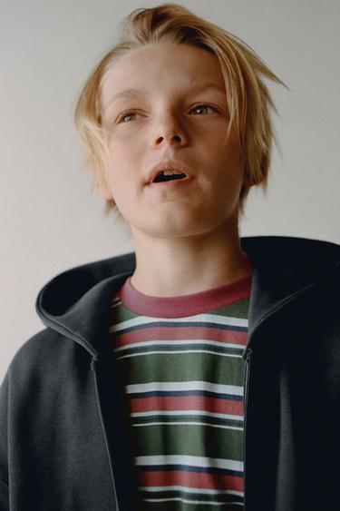 PLUSH ZIP-UP HOODIE - Anthracite grey by Zara