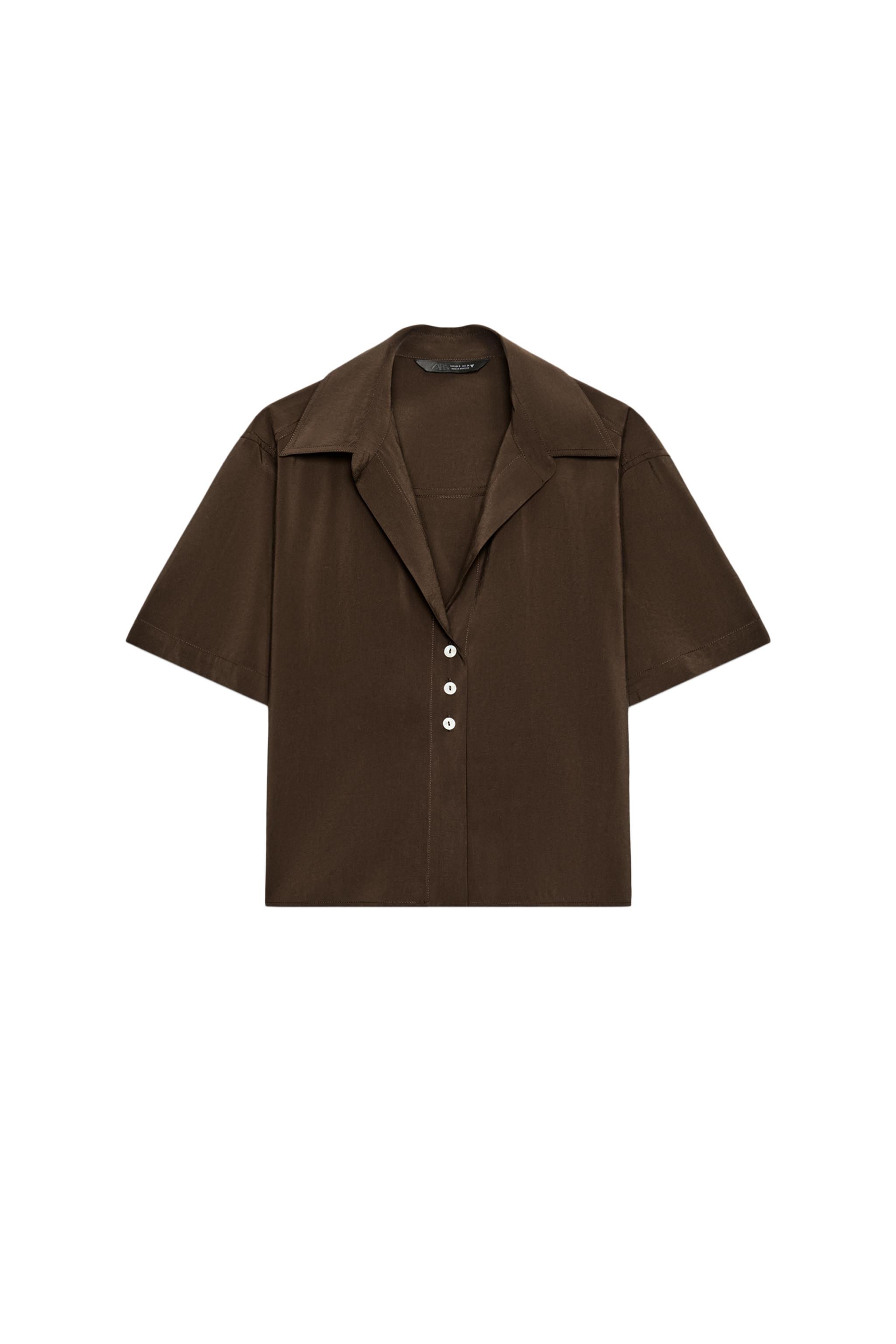 FLOWY SHORT SLEEVE SHIRT