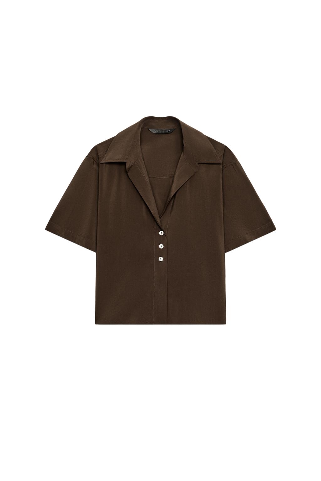 FLOWY SHORT SLEEVE SHIRT - image 3