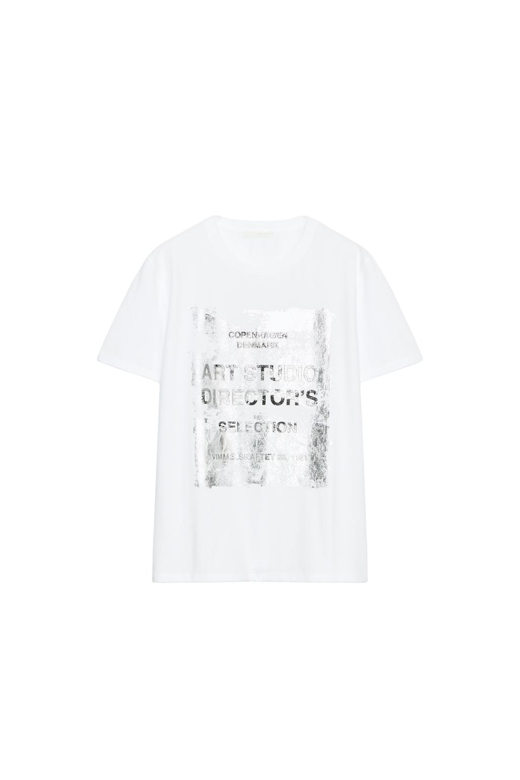 METALLIC SHORT SLEEVE T-SHIRT - image 3