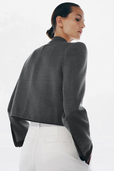 BLAZER BRANDENBOURGS ZW COLLECTION - Gris chiné de Zara - Image 2