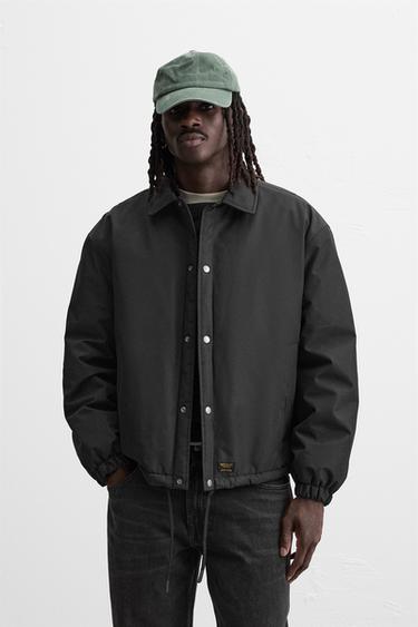 JAQUETA TÉCNICA ACOLCHOADA - Preto da Zara