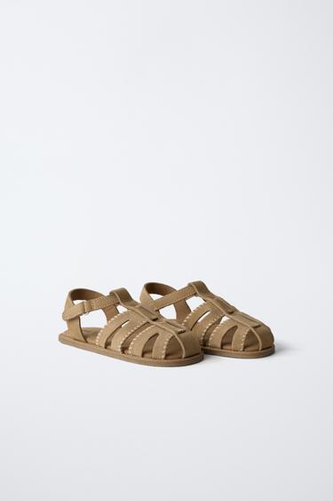 ΔΕΡΜΑΤΙΝΟ ΠΕΔΙΛΟ JELLY SHOE - Καφέ του Zara