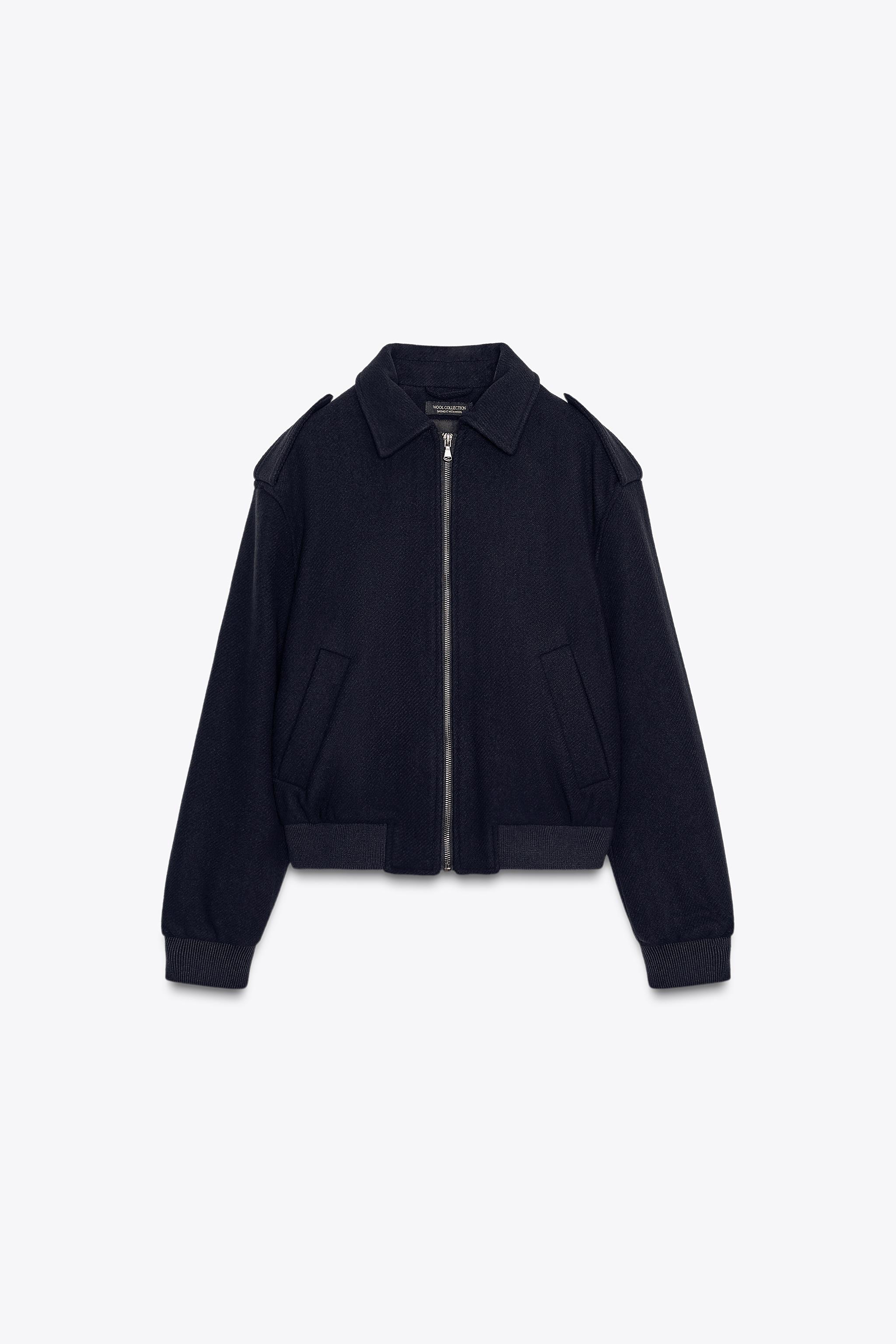 ※na※ ZWコレクション ウールジャケット ボタン付き na※ ZWコレクション ウールジャケット ボタン付き ウール混紡