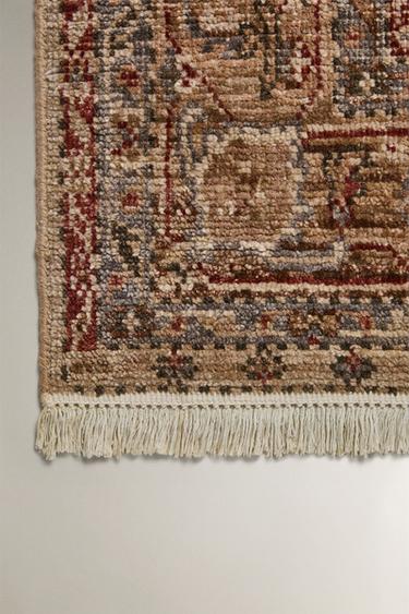 GEOMETRIC PRINT WOOL RUG - Multicoloured by Zara - Image 1