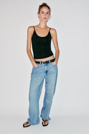 THIN STRAP TOP - Black by Zara - Image 0