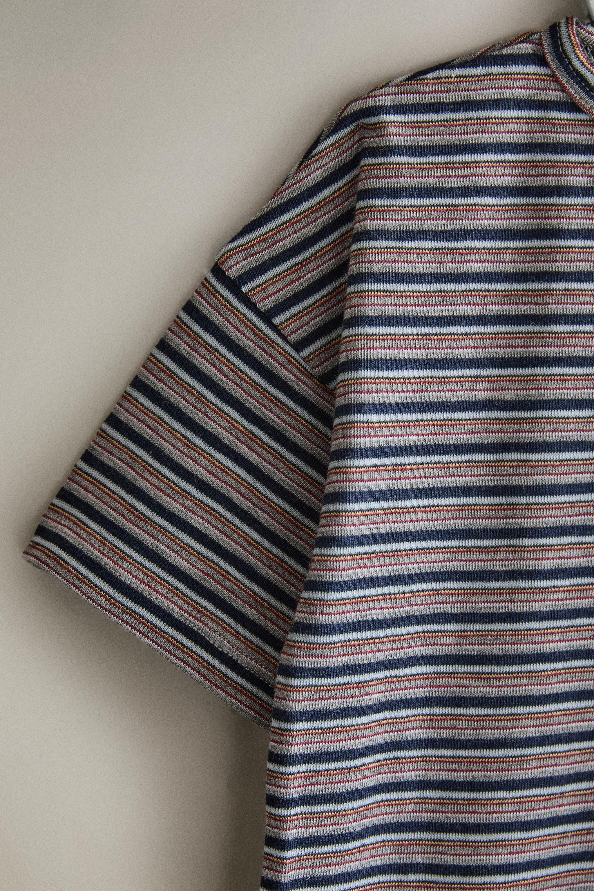 T-SHIRT DE PLAGE ENFANT RAYURES