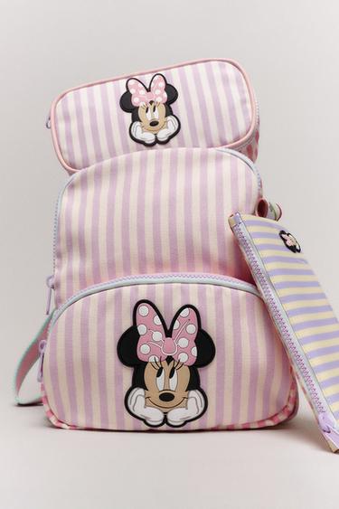 MINNIE MOUSE © DISNEY STRIPED PENCIL CASE - Pink by Zara
