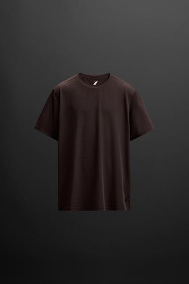BASIC TRAINING T-SHIRT - Dark burgundy by Zara