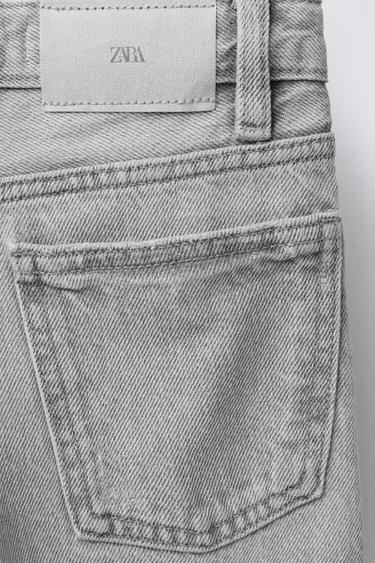 WIDE-LEG JEANS - Grey by Zara - Image 3
