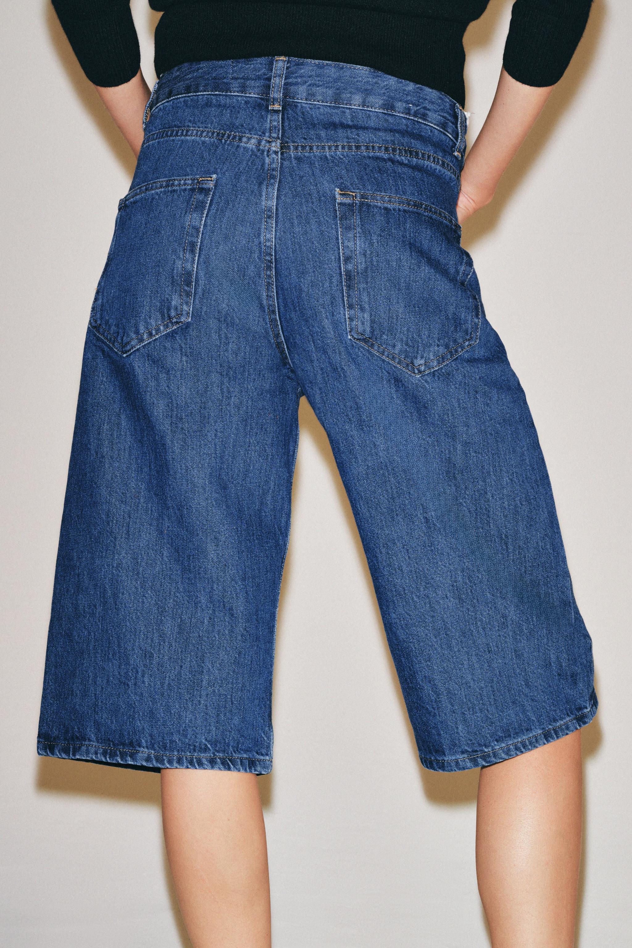 BERMUDA EN JEAN TAILLE MOYENNE ZW COLLECTION