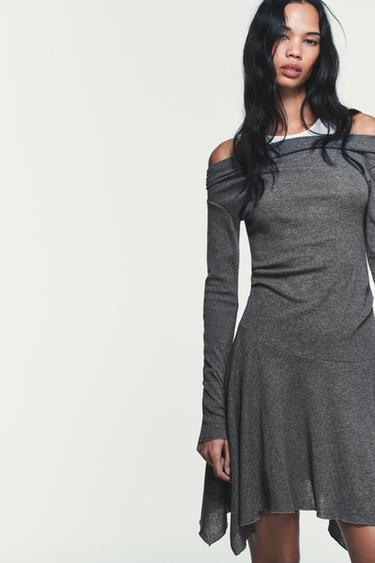 Zara 不對稱短版洋裝 - 831