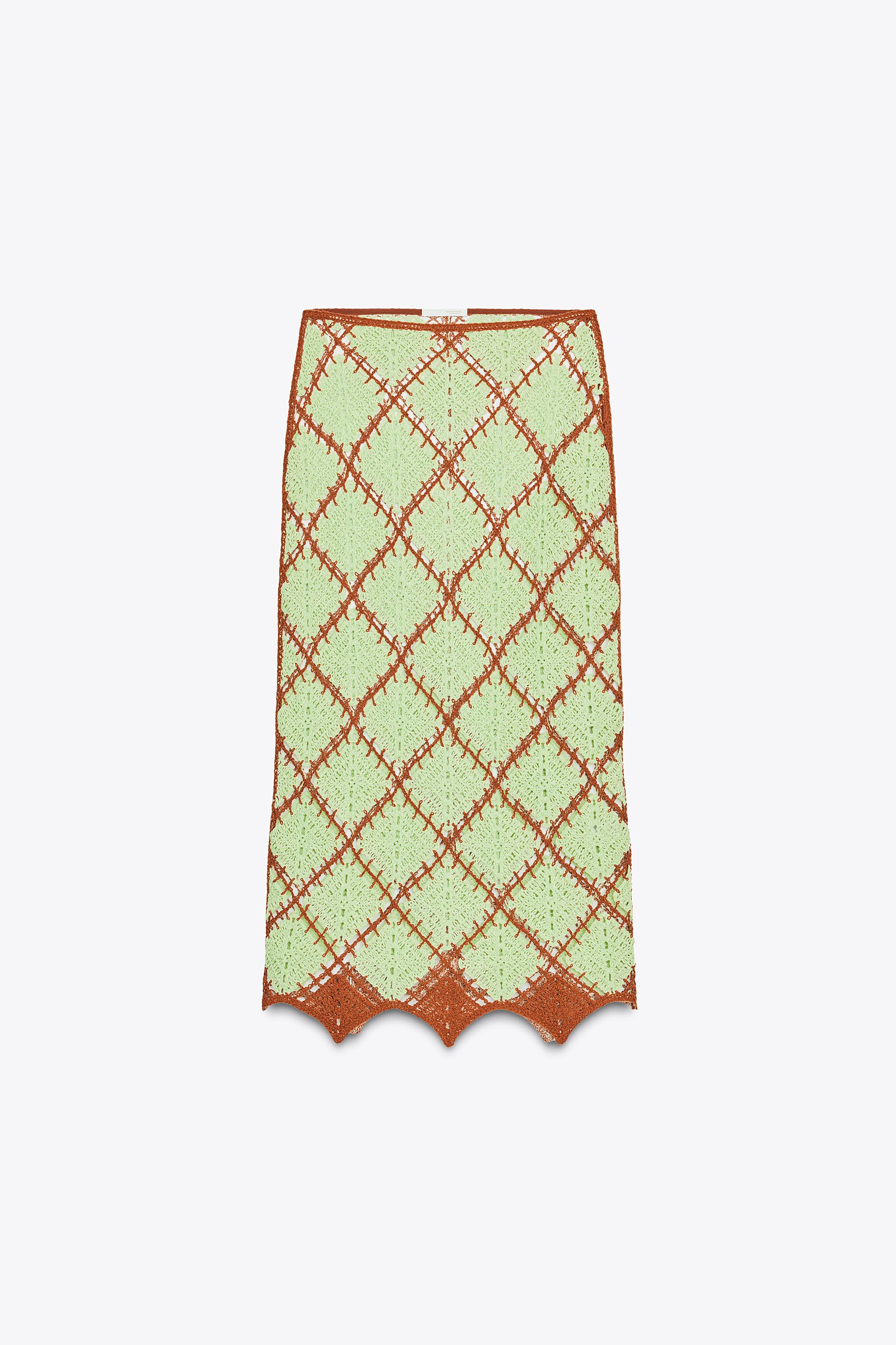 JUPE MIDI CROCHET