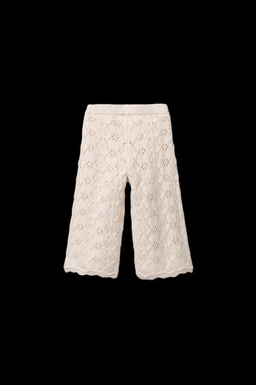 GESTRICKTE CULOTTE - Cremefarben von Zara