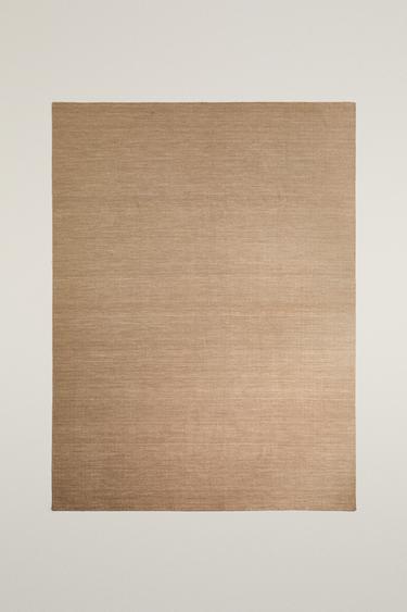 ALFOMBRA ALGODÓN LANA NUDOS - Beige de Zara