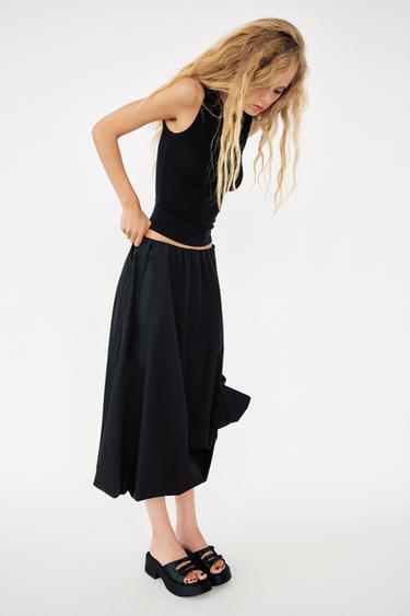 PLATFORM SANDALS WITH BOWS - Black by Zara - Image 0