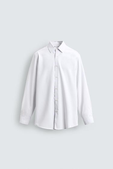 CAMISA SLIM FIT - Blanco de Zara