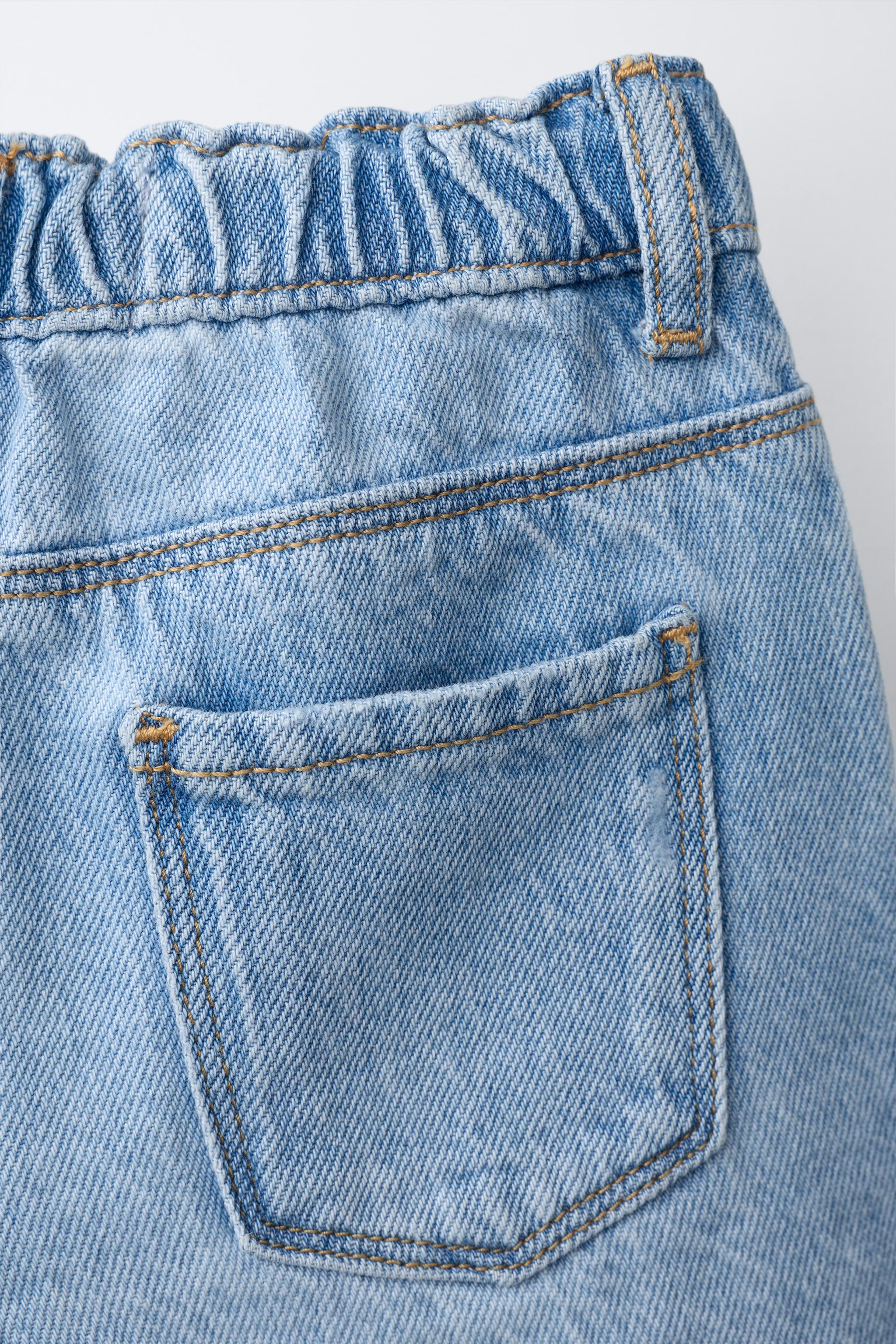 BERMUDA EN JEAN DÉCHIRÉ