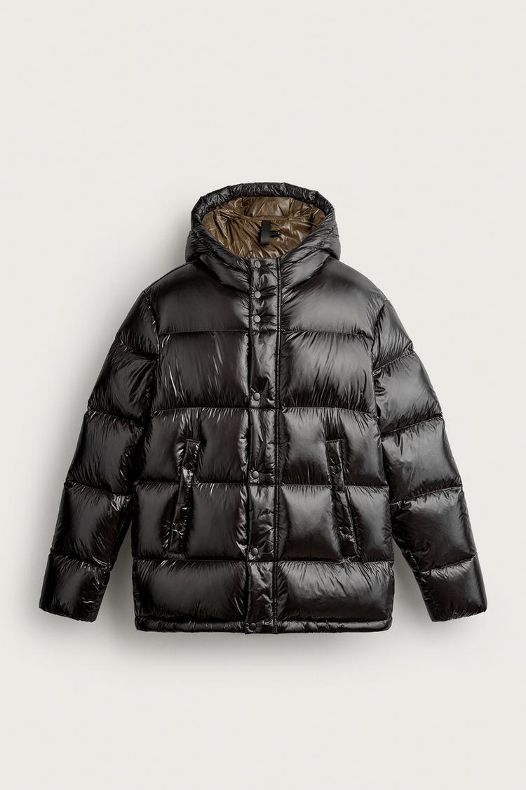 Cazadora larga 80% plumón - 20% pluma water repellent